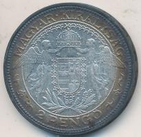 1938. 2P Ag "Madonna" tanúsítvánnyal! T:2,2- Adamo P7