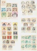 87 db klf okmánybélyeg berakólap 2 oldalán