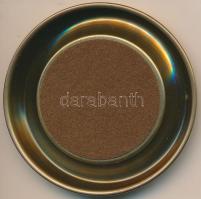 DN "Magyar Honvédség" Br plakett aranyozott keretben, eredeti tokban T:1