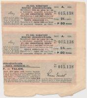 Budapest 1925. "Magyar Királyság 5%-kal kamatozó Járadékkölcsön Államadóssági Kötvény" 1.0...