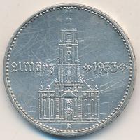 Német 3. Birodalom 1934A 2M Ag "Náci hatalom 1. évfordulója 1933. márc. 21. - Garnisonkirch&quo...