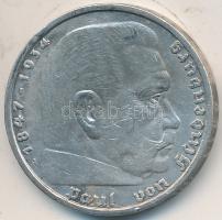 Német 3. Birodalom 1936A 5M Ag "Hindenburg" T:2-,2
German Third Reich 1936A 5 Mark Ag &quo...