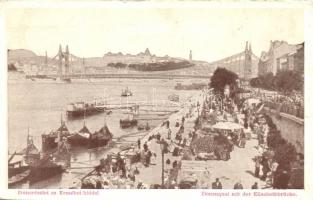 Budapest, Erzsébet híd, piac (Rb)