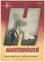 1943 Haditudósító kiállítás a Pesti Vigadóban / Hungarian War correspondent exhibition advertisement So. Stpl (EK)