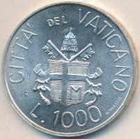 Vatikán 1983. 1000L Ag "II. János Pál" T:1
Vatican 1983. 1000 Lire Ag "John Paul II&q...
