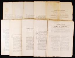 1909-1919 Csáky Károly Emmánuel (1852-1919) váci püspök püspöki körlevelei egyházigazgatási és egyéb ügyekben.