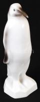 Hollóházi porcelán pingvin, hibátlan, jelzett, m: 24 cm
