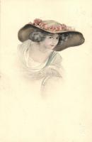 Lady with hat s: Schilbach