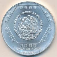 Mexikó 1994. 5P Ag "Chaac-Mool" (1oz/0.999) T:BU
Mexico 1994. 5 Pesos Ag "Chaac-Mool&...