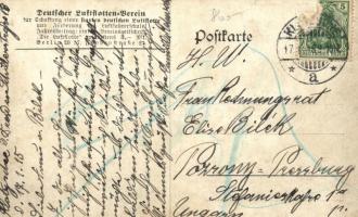 In der Zeppelin-Gondel, Deutsche Luftflotte-Verein / German Zeppelin airship