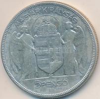 1930. 5P Ag "Horthy jobbra" T:3
Adamo P8