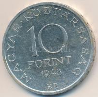 1948. 10Ft Ag "Széchenyi" T:2 Adamo EM2