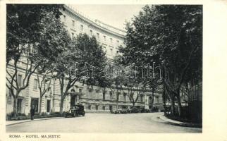 Rome, Roma; Hotel Majestic, automobile (EK)