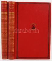 Jókai Móra: Az arany ember I-II. rész. Jókai Mór művei centenáriumi kiadás XXII-XIII. kiadás. Bp., 1925, Franklin. Kiadói aranyozott gerincű egészvászon kötés, belül a gerincnél kissé levált, belső borítólap kijár, egyébként jó állapotban.