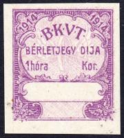 1911 BKVT bérletdíj 1 hónapra, RR!