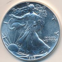 Amerikai Egyesült Államok 1988. 1$ Ag "Liberty" (1oz/0.999) T:1 USA 1988. 1 Dollar Ag "Liberty" (1oz/0.999) C:Unc
