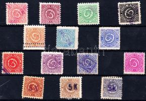 Esztergályosok védelmi alap 14 db bélyeg