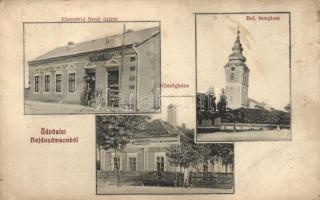 Hajdúsámson, Ehrenfeld Benő üzlete, Községáhza (EK)