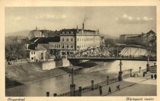 Nagyvárad, Kőrös part / river bank, bridge (EK)