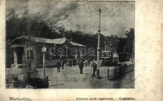 Budapest II. Hűvösvölgy, villamos vasút végállomás (EK)