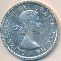 Kanada 1958. 1$ Ag "Brit-Kolumbia-Totemoszlop" T:2 Canada 1958. 1 Dollar Ag "British Columbia-Totem Pole" C:XF