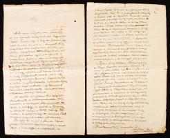 1927 Rákosi Jenő (1842-1929) újságíró, színházigazgató, lapszerkesztő Győri Imre Pusztuló nemzedék (Bp., Légrády, 1927) című szociográfiai munkájához írt előszavának saját kezű kézirata.