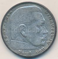 Német 3. Birodalom 1937A 2M Ag "Hindenburg" T:2-
German Third Reich 1937A 2 Marks Ag &quot...