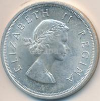 Dél-Afrika 1952. 5Sh Ag "Gazella" T:2 South Africa 1952. 5 Shilling Ag "Springbok" C:XF