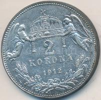 1912. 2K Ag "Ferenc József" T:2-
Adamo K6