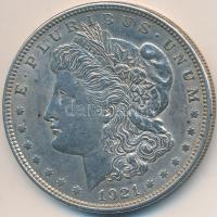 Amerikai Egyesült Államok 1921. 1$ Ag "Morgan" T:2,2- USA 1921. Dollar Ag "Morgan Dollar" C:aXF
