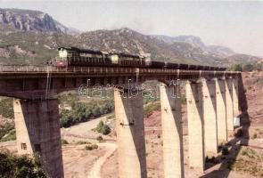 20 db MODERN motívumlap; hidak, vasúti hidak / 20 modern motive cards; bridges, railway bridges, via...