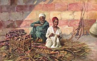 Moroccon folklore, merchants (fl)
