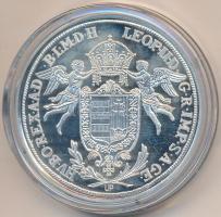 Magyar tallérok utánveretben "II. Lipót tallérja 1790" Ag emlékérem (20g/0.999/38,6mm) T:P...
