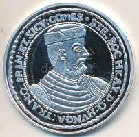 Magyar tallérok utánveretben "Bocskai István tallérja 1605" Ag emlékérem (20g/0.999/38,6mm) T:PP Tanúsítvánnyal