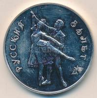 Oroszország 1993. 3R Ag "Bolshoi balett" T:BU ujjlenyomatos Russia 1993. 3 Roubles Ag "Bolshoi ballet" C:BU fingerprints Krause Y#323