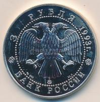 Oroszország 1993. 3R Ag "Bolshoi balett" T:BU ujjlenyomatos
Russia 1993. 3 Roubles Ag &quo...