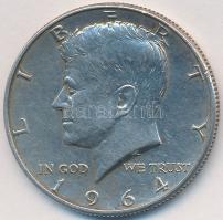Amerikai Egyesült Államok 1964. 1/2$ Ag "Kennedy" T:2,2-
USA 1964. 1/2 Dollar Ag "Ken...