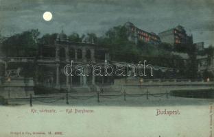 1899 Budapest I. Királyi várbazár este (EK)