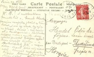 Le Dirigeable Militaire Republique apres avoir sur Paris / airship La Republique over Paris