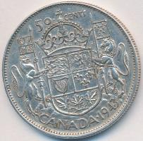 Kanada 1943. 50c Ag "VI. György" T:2- Canada 1943. 50 cents Ag "George VI" C:VF