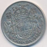Kanada 1940. 50c Ag "VI. György" T:2- Canada 1940. 50 cents Ag "George VI" C:VF