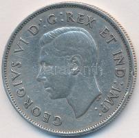 Kanada 1940. 50c Ag "VI. György" T:2-
Canada 1940. 50 cents Ag "George VI" C:VF
