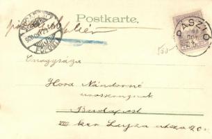 Angel, pearl decoration, litho