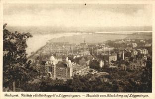 Budapest, Kilátás a Gellérthegyről a Lágymányosra (EK)