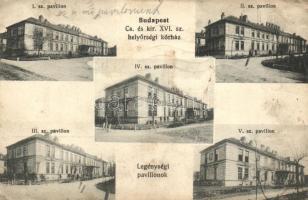 Budapest IX. XVI. sz. helyőrségi kórház, legénységi pavilonok (kis szakadás / small tear)