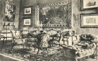 Budapest I. Erzsébet királyné Emlékmúzeum, a királynő dolgozó szobája, belső (EB)