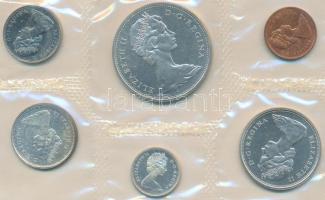 Kanada 1965. 1c-1$ (6xklf) Br, Ag "Kenu" forgalmi sor fólia csomagolásban T:1
Canada 1965....