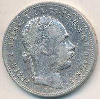 1881KB 1Ft Ag "Középcímer" T:2-
Adamo M15