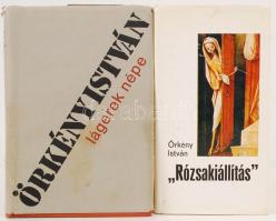 2 db könyv Örkény Istvántól. "Rózsakiállítás". Bp., 1977, Szépirodalmi. Kartonált papírkötésben, műanyag védőborítóval. Lágerek népe. Bp., 1981, Szépirodalmi (Örkény István művei). Vászonkötésben, papír védőborítóval. Mindkettő jó állapotban.