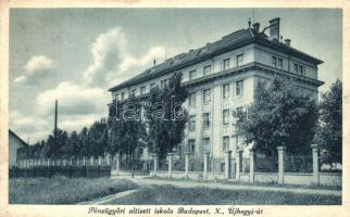 Budapest X. Újhegyi út, Pénzügyőri altiszti iskola